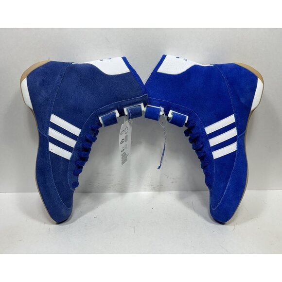 Adidas‎ Monza Racing Driving Blue Suede Shoes Men’s Size 8 382673 Strap main image 4